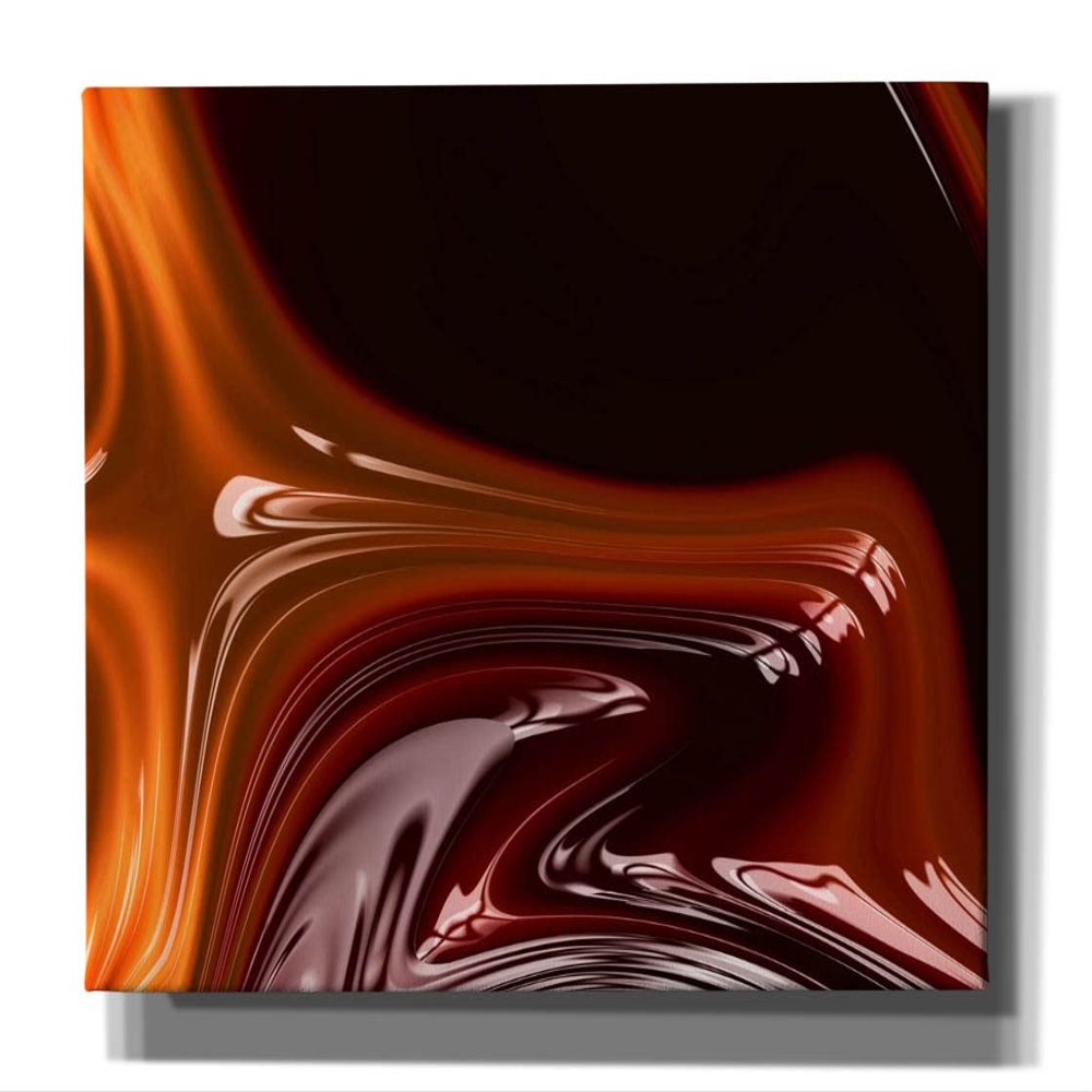 Epic Graffiti 'Molten Caramel ' by Epic Portfolio, Canvas Wall Art, 54"x40"