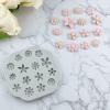 Flower Polymer Clay Molds, 2Pcs Polymer Clay Molds for Jewelry Making, Daisy Sunflower Rose Miniature Silicone Molds (15Flowers) view 4