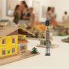 GANAZONO Doll House Accessory Micro Landscape Lamp Mini Traffic Light Decor for Model Railway Train Toy Sets view 2