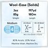 Lion Brand Wool Ease Thrush 620-025 (3-Skeins - Same Dye Lot) Worsted Medium #4 Acrylic, Wool Yarn for Crocheting and Knitting with Project Bag view 4
