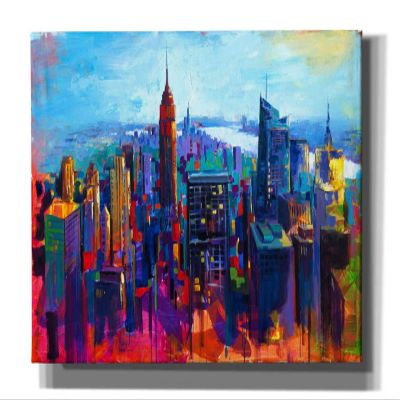 Epic Graffiti 'New York Color' by Epic Portfolio, Giclee Canvas Wall Art, 40"x20"