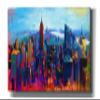 Epic Graffiti 'New York Color' by Epic Portfolio, Giclee Canvas Wall Art, 40"x20" view 1