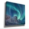 Epic Graffiti 'Aurora Borealis In Norway Green' by Epic Portfolio, Giclee Canvas Wall Art, 60"x40" view 2