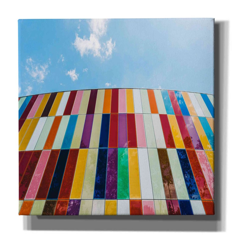 Epic Graffiti 'Glass Rainbow' by Epic Portfolio, Giclee Canvas Wall Art, 60"x40"