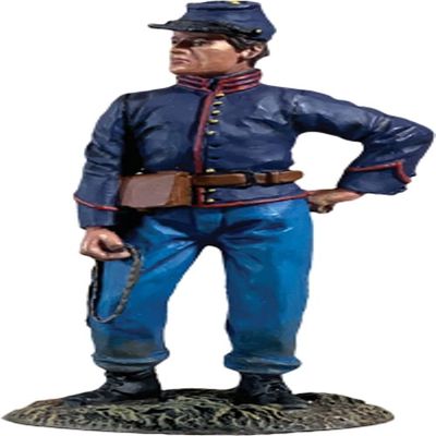 W. Britain American Civil War 31423 Union Artillery crewman with Fuse Pouch & Lanyard 1:30 Scale Metal