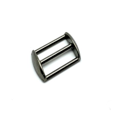 3dancraftit 3/4" / 18mm Zinc alloying baseball Cap hat strap adjuster slider buckle hardware supply repair accessories gunmetal U166