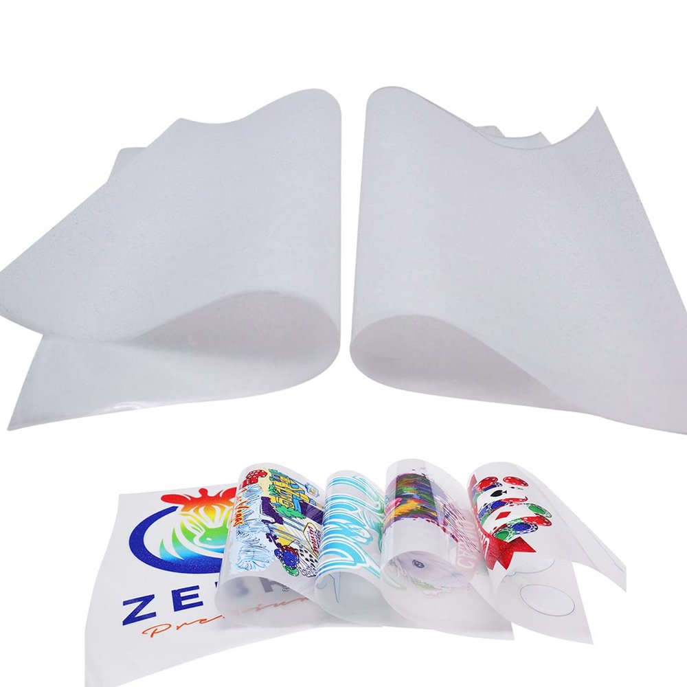 CALCA DTF Glitter Film 11in x 17in DTF Transfer Glitter Film Sheets Cold Peel for DTF Sublimation Printing - 100 Sheets/pack