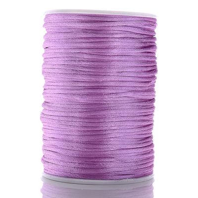 MOBSAN 2.5mm 20M Line Cord Silk Satin Cord Nylon Cord DIY Necklace Bracelet Braided String Bracelet Rope (Color : 5, Size : 2.5mm x 20Meters)