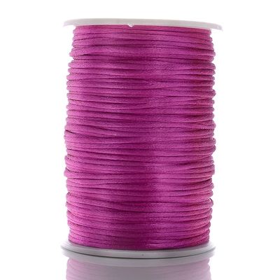 MOBSAN 2.5mm 20M Line Cord Silk Satin Cord Nylon Cord DIY Necklace Bracelet Braided String Bracelet Rope (Color : 36, Size : 2.5mm x 20Meters)