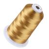 Simthread 5500Yds Embroidery Thread, 5000M High-Yardage 40WT 100% Polyester Thread 170+ Vivid Colors, High-Speed Rated Compatible with Brother, Singer, Janome & More - Autumn Haystack S032 view 1