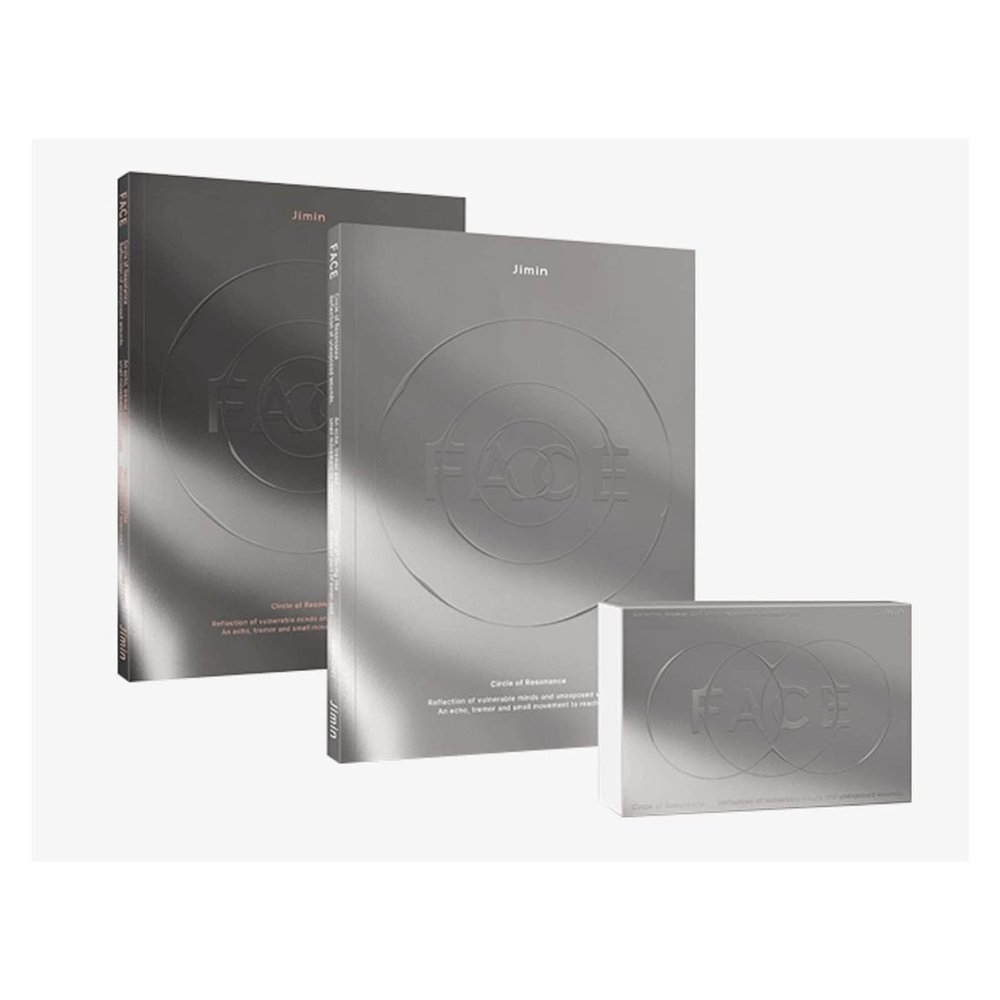 BTS JIMIN Face 1st Album 2Photobook+1Weverse Album 3Ver SET