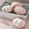 4 Pack (Skein) Gazzal Viking, 30% Wool and 70% Acrylic Bulky Yarn, Soft, Elastic, and Delicate, Total 7.05 Oz. (200 gr), Each Ball 3.52 Oz (100g) / 109 Yards (100m), Color (4008) view 3