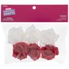 Hobby Lobby Red & White Rose Embellishments Set of 3 Packages (18 Pieces Total) view 3