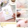 Fabbay 50 Sets Wedding Invitations Wraps Set Envelope for 5 x 7 Inch Invitations Self Adhesive Gold Wax Seal Sticker Natural Dried Flowers for DIY Photos Cards Baby Shower Party view 4