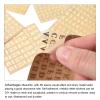 MECCANIXITY 8 Sheets Letter Resin Stickers 3D Small A to Z Gold Mini Alphabet Sticker Metallic Glitter Alloy Uppercase for Resin Nail Scrapbooking 3mm view 3