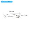 MECCANIXITY Safety Pins 1.26 Inch Metal Nickel Plated Curved Sewing Pins Quilting Knitting Bending Basting Pin for Blankets Skirts Crafts Brooch Making Silver Tone 100Pcs view 2