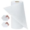 PLANTIONAL Iron-On Fusible Fleece Interfacing: 11.8 Inches x 10 Yards Lightweight One-Sided Loft Iron On Fusible Fleece White for Quilting Tote Bags and Home Decor view 1