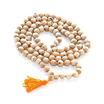 Aashita Creations 100% Genuine Tulsi Wood 108 Beads Japa Mala