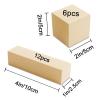 18 pcs Basswood Carving Blocks Whittling Wood Carving Blocks Basswood for Carving Wood view 2