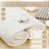 PLANTIONAL Grinding Natural Cotton Quilt Batting: 47-Inch x 59-Inch Light Weight Purely Natural All Season Quilt Batting for Quilts, Craft and Wearable Arts view 4