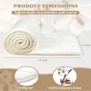PLANTIONAL Grinding Natural Cotton Quilt Batting: 71-Inch x 79-Inch Light Weight Purely Natural All Season Quilt Batting for Quilts, Craft and Wearable Arts view 2