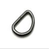 3dancraftit GUNMETAL D Shape Rings Semi-Circular D ring buckles Non-Welded 1 1/4" / 32mm iron for webbing straps bags purse belt Dog Collars hardware making U58 view 1