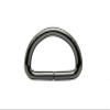 3dancraftit GUNMETAL D Shape Rings Semi-Circular D ring buckles Non-Welded 1 1/4" / 32mm iron for webbing straps bags purse belt Dog Collars hardware making U58 view 4