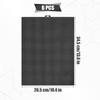 6pcs Plastic Mesh Canvas Sheets, 10 CT Plastic Eye Mesh Sheets for Embroidery Making Divider, Cross Stitch Acrylic Aida Mesh Screen for Yarn Crafts Knit DIY Crochet Projects (13x10inch, Black) view 2