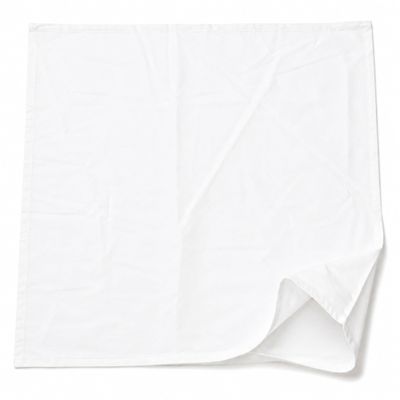 100% Cotton Down Proof Throw Pillow Shell, Empty DIY Cushion Cover for Filling, Pillow Insert Cover, Sew to Close, No Zipper, Solid White, 22x22