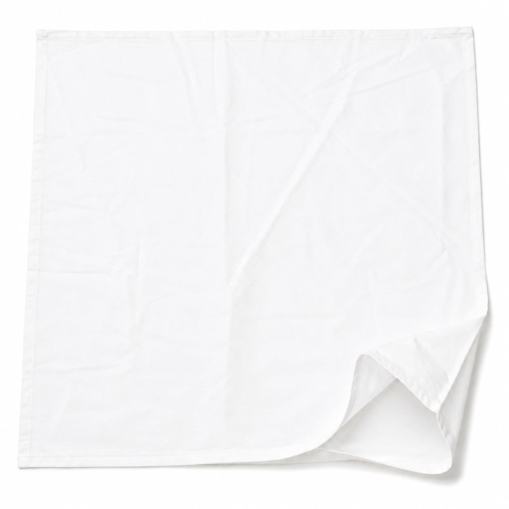 100% Cotton Down Proof Throw Pillow Shell, Empty DIY Cushion Cover for Filling, Pillow Insert Cover, Sew to Close, No Zipper, Solid White, 22x22