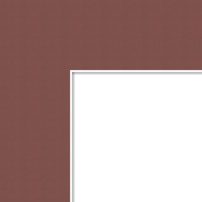 ArtToFrames 9x22 Brique/Brique Custom Mat for Picture Frame with 5x18 opening size (Mat Only, Frame NOT Included)