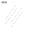 MECCANIXITY 100Pcs Flat Head Pins for Jewelry Making 22 Gauge Silver 60mm Stainless Steel Flat Head Pins Jewelry Head Pins for Craft Earring Bracelet Necklace Pendant Supplies view 3