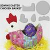 Hen Shape Bowl Cozy Pattern, Easter Chicken Basket, Chicken Basket DIY, Acrylic 6 Pack Quilting Template for Sewing - 8In view 2