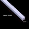 10 Pcs 5x5x250mm White ABS Styrene Plastic Square Bar Rods for DIY Sand Table Model, DIY Scene Making, Building Making view 2