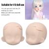 Yosoo Blank Doll Head, Ball Jointed Doll Head Silicone for 1/12 Doll (Milky White) view 3