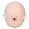 Yosoo Blank Doll Head, Ball Jointed Doll Head Silicone for 1/12 Doll (Milky White) view 4