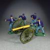 W. Britain American Civil War 52105 Union Napoleon Cannon with 4 man Crew 1:32 Scale Plastic view 2