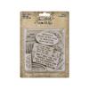Bundle- Tim Holtz Idea-Ology Quote CHIP Labels th94320 and Word PLAQUES Large th94329 - Spring 2023 Release view 4