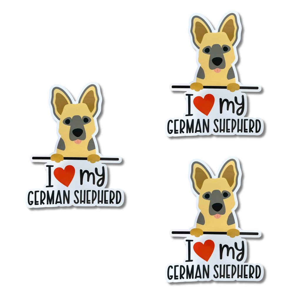 I Love My Dog Stickers (Choose One) (Labradoodle)