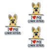 I Love My Dog Stickers (Choose One) (Labradoodle) view 1