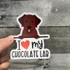 I Love My Dog Stickers (Choose One) (Labradoodle) view 3