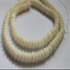 100pcs White Sea Pearl Shell rondelle Spacer Beads 8X4mm 16inch -Necklace Making Supplies - Jewellery Beads view 4