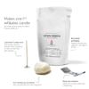 Phoenix Wick Candle Making Kit Transform Anything Into A Candle Candle Making Kit with Wick + 7oz Wax (Lemon Verbena Scent) view 2