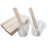 8 Inch 100PCS Popsicle Sticks for Crafts, Jumbo Craft Sticks Wooden Paint Stick for Arts, Craft Projects, DIY Projects, Ice Cream, Waxing, Mixing view 2
