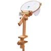 1 Set Useful Embroidery Stand Wear-Resistant DIY Smooth Surface Cross Stitch Hoop Holder - (Color: Burlywood) view 3