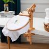 1 Set Useful Embroidery Stand Wear-Resistant DIY Smooth Surface Cross Stitch Hoop Holder - (Color: Burlywood) view 4