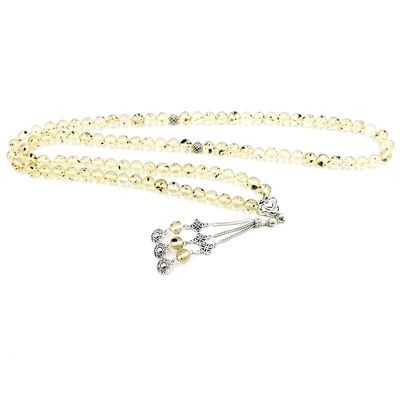 ALBASHAN Tasbih 99 resin beads gift Eid ramadan Muslim Rosary arabic prayer beads islamic accessories on hand Misbaha Bracelets (10mm x 99 beads)