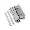 20 Pack Stainless Steel Hemming Clips Sewing Clips 3 Inches Measurement Rule, Crafting Sewing and Stitching Silver Hem Clips MEA view 1