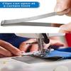 20 Pack Stainless Steel Hemming Clips Sewing Clips 3 Inches Measurement Rule, Crafting Sewing and Stitching Silver Hem Clips MEA view 2