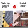 20 Pack Stainless Steel Hemming Clips Sewing Clips 3 Inches Measurement Rule, Crafting Sewing and Stitching Silver Hem Clips MEA view 3